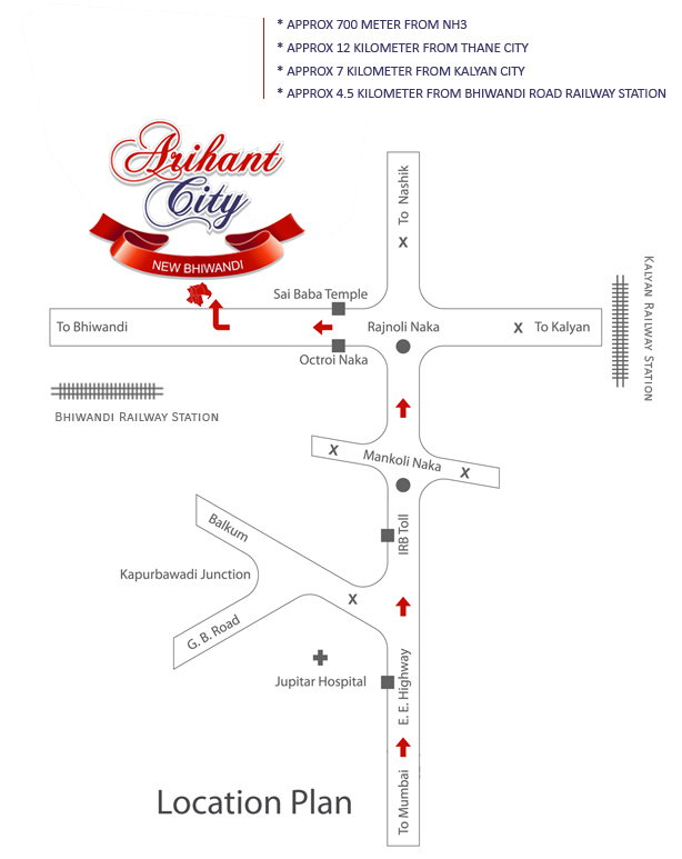 Arihant City location map